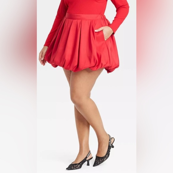 a new day Dresses & Skirts - A New Day Bubble Hem Mini Skirt Size XL